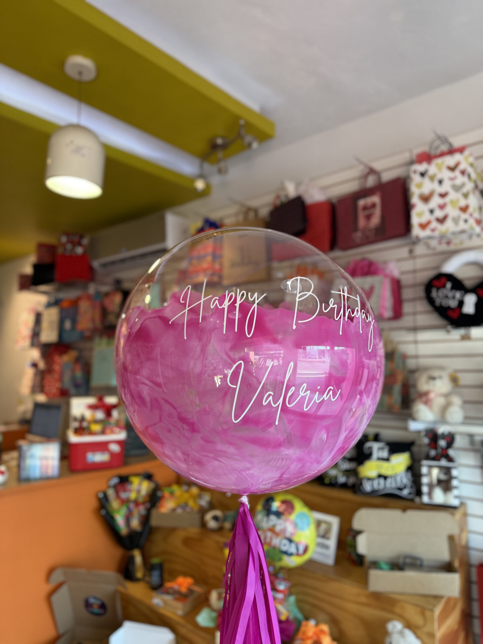 Burbuja grande personalizada