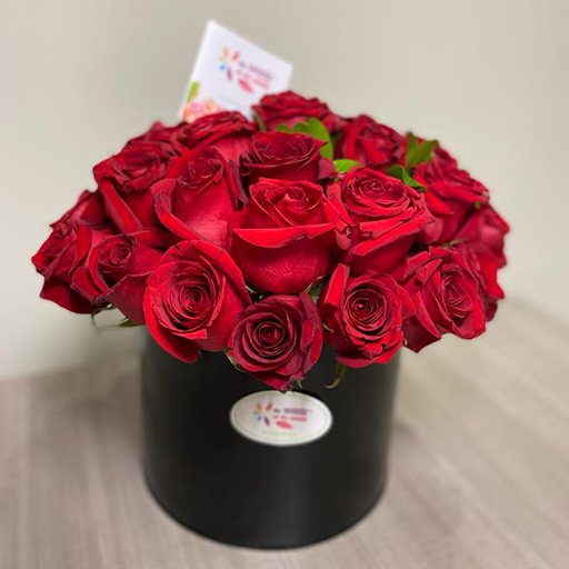 Caja con 36 rosas